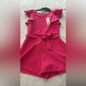 Gorgeous brand new girls hot pink romper!